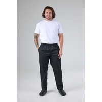 CHEF WORKS BLACK BAGGY PANTS 2XL