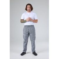 CHEF WORKS SMALL CHECK BAGGY PANTS 2XL