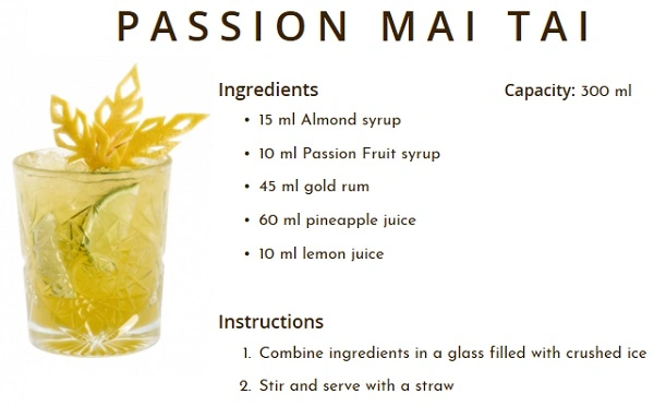 MONIN NON-ALCOHOLIC SYRUP, 700ml, PASSIONFRUIT