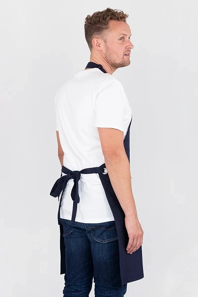 PRO CHEF CANTINE BIB APRON 70cm x 86cm NAVY