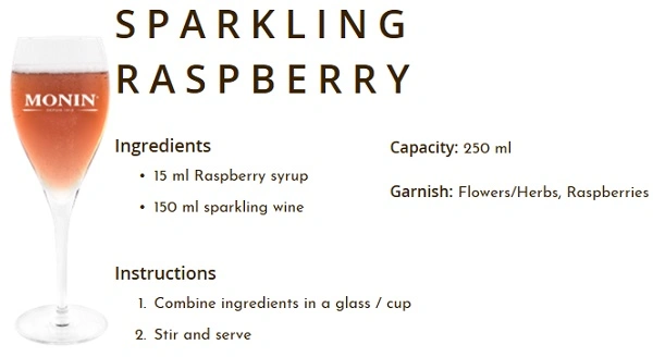 MONIN NON-ALCOHOLIC SYRUP, 700ml, RASPBERRY