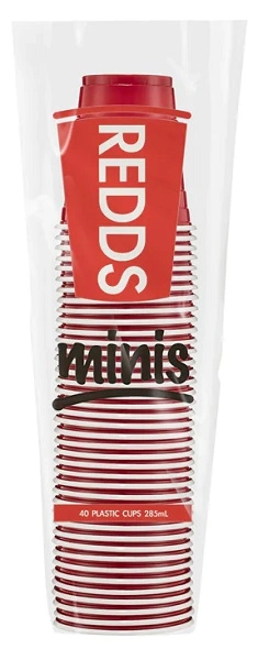 REDDS MINIS RED CUP 285ml (40 PACK)