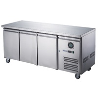FED-X THREE DOOR S/S THREE DOOR U/B FRIDGE 330 LITRE