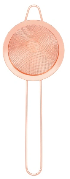 ZANZI SNUB NOSE MESH STRAINER ROSE GOLD