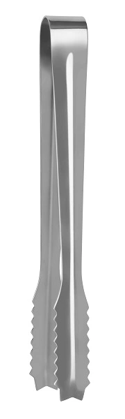 ZANZI ALLIGATOR TEETH ICE TONG S/ST 180mm x 18mm