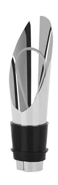 ZANZI WINE STOPPER W/ POURING SPOUT S/ST