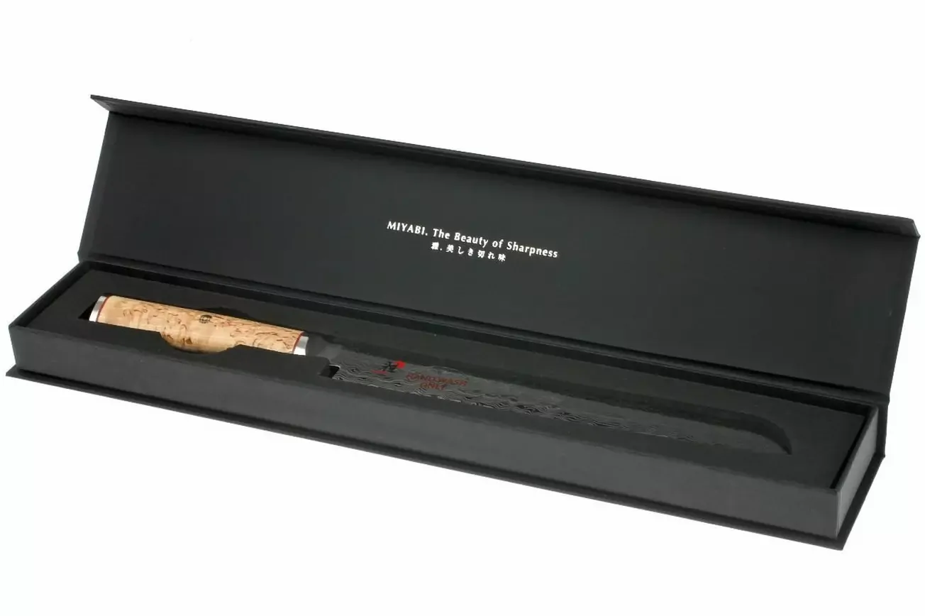 MIYABI 5000MCD Birchwood Bread Knife 23cm