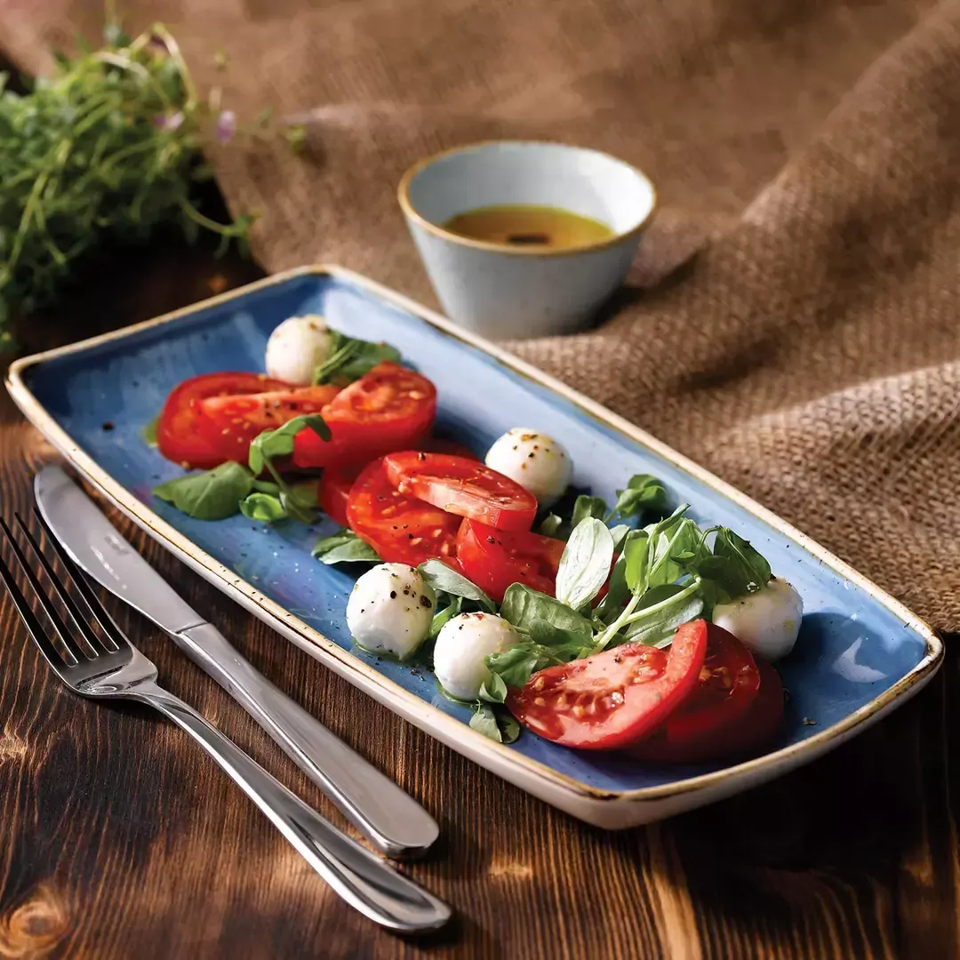 CHURCHILL STONECAST OBLONG PLATE 295x150mm