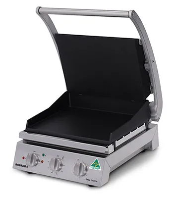 ROBAND CONTACT GRILL, TEFLON SMOOTH PLATES, 6 SLICE