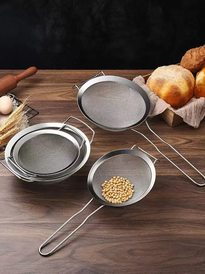 KK MESH STRAINER 10 (255mm) W/ HANDLE AND 2 EARS"