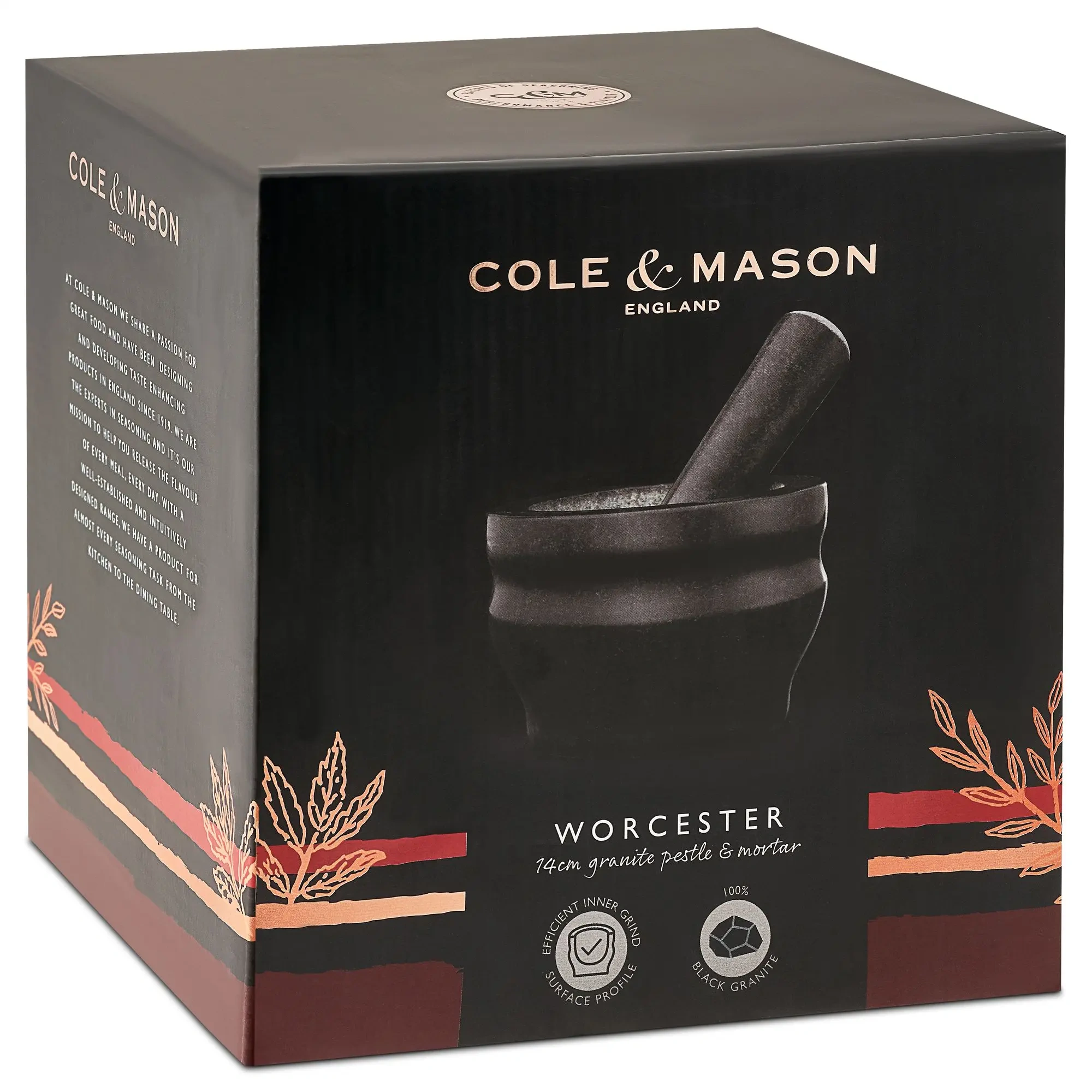 Cole & Mason Granite Pestle & Mortar - 14cm