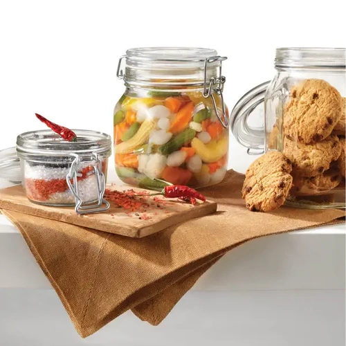 BORMIOLI ROCCO FIDO JAR W/ CLEAR LID 750ml
