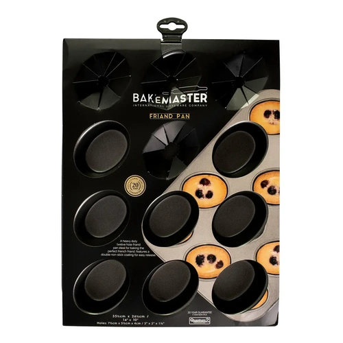 BAKEMASTER 12 CUP FRIAND PAN NON-STICK
