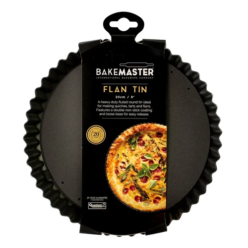BAKEMASTER 20cm LOOSE BASE ROUND FLAN / QUICHE PAN