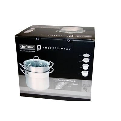 CHEF INOX PROFESSIONAL 24cm 4PC MULTIPOT 9LTR