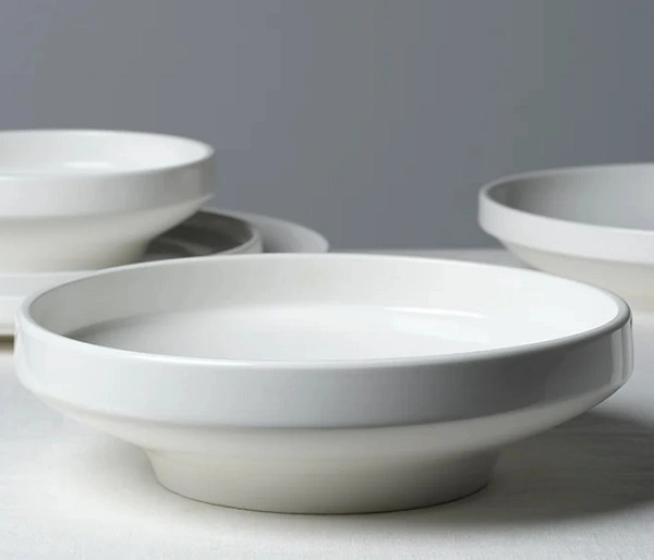 CORE WHITE ROUND FOOTED BOWL 210mmØ x 62mmH
