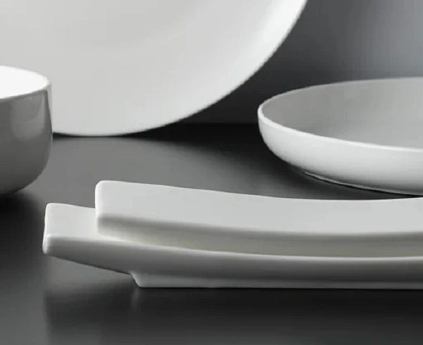 CORE WHITE CURVED RECTANGULAR SERVER 200mm x 70mm x 30mmH
