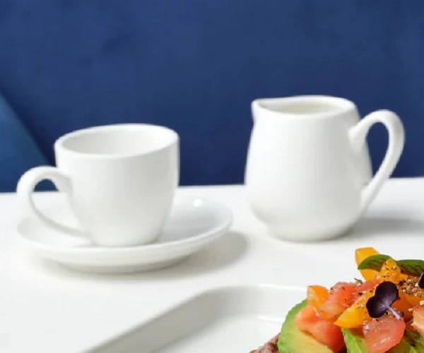 CORE WHITE CREAMER W/HANDLE 60mmØ x 80mmH