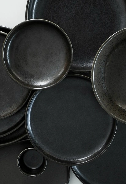 MODA PORCELAIN ROUND PLATE 290mm EARTH