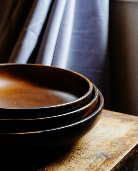 MODA PORCELAIN ROUND PLATE RUST 290mmØ