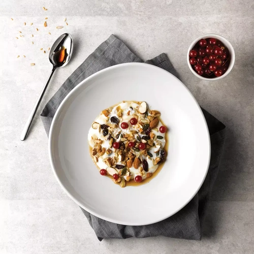 CHURCHILL TRACE ORGANIC ROUND BOWL WHITE 253mmØ