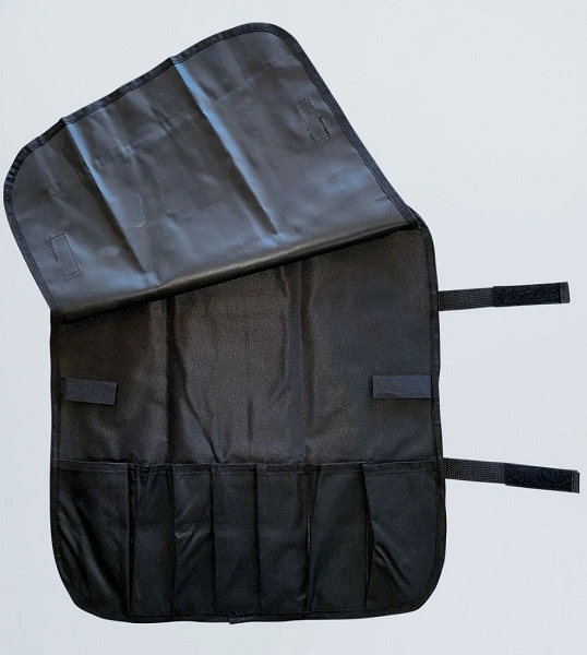 AUSSIE CHEF KNIFE WRAP BLACK 7 POCKET