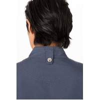CHEF WORKS MENS HARTFORD BLUE ZIPPER JACKET