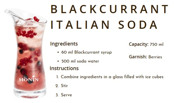 MONIN NON-ALCOHOLIC SYRUP, 700ml, BLACKCURRANT