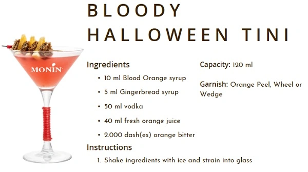 MONIN NON-ALCOHOLIC SYRUP, 700ml, BLOOD ORANGE