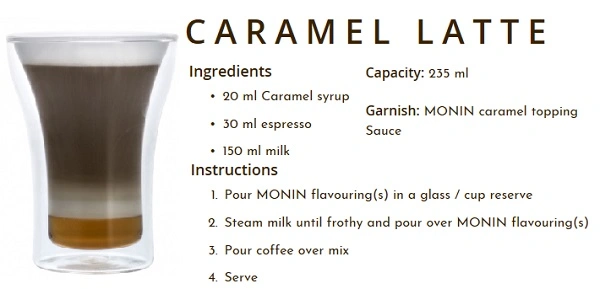 MONIN NON-ALCOHOLIC SYRUP, 1LTR P.E.T, CARAMEL