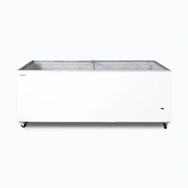 BROMIC FLAT GLASS TOP CHEST FREEZER 675 LITRE