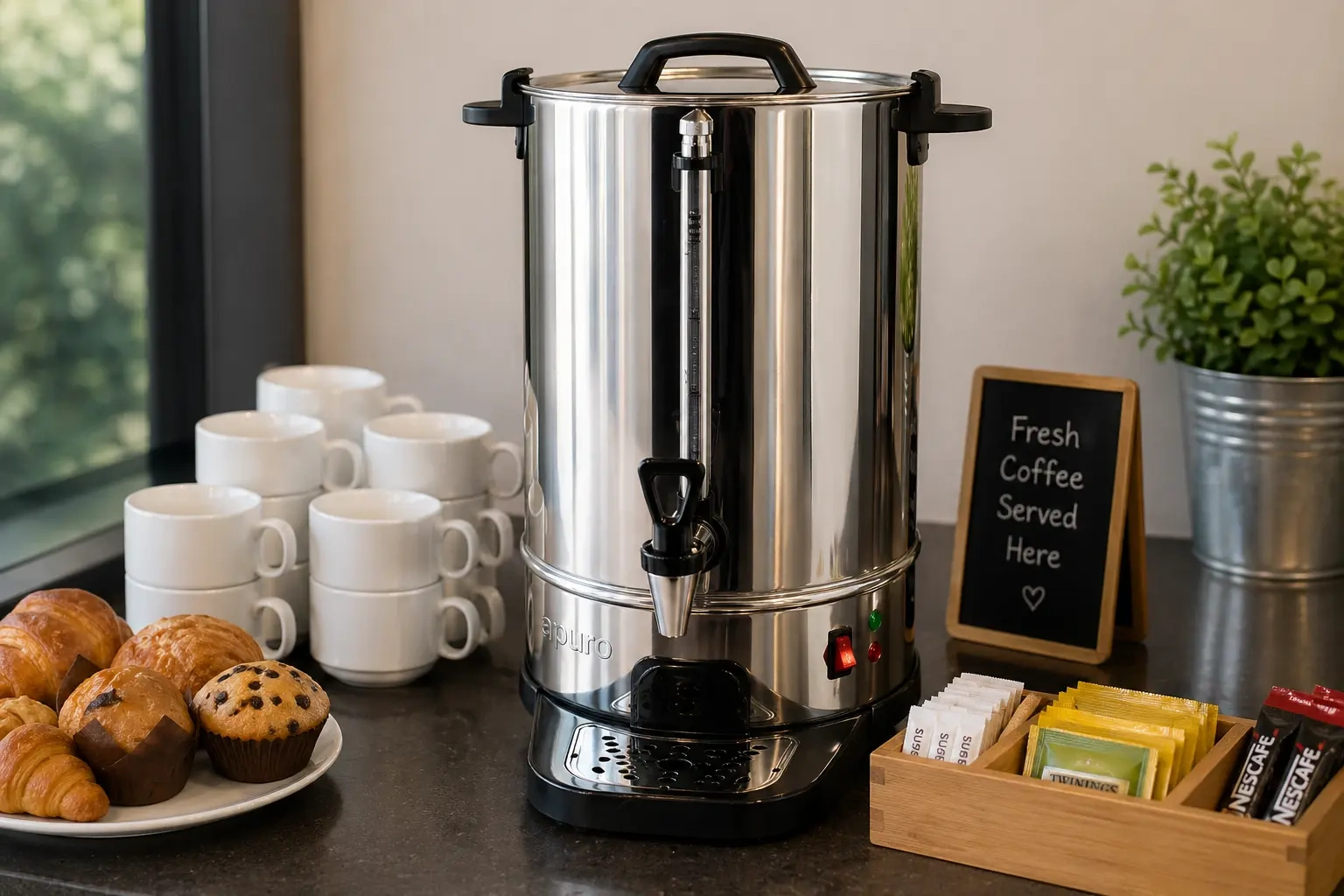 APURO COFFEE PERCOLATOR 15 LITRE (100 CUPS)