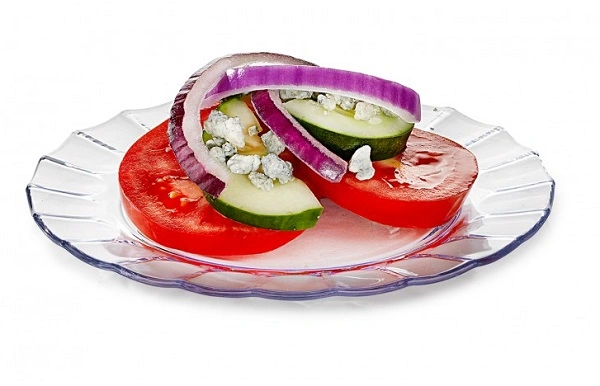ALADDIN 165mm SIDE DISH ROUND SIDE PLATE CLEAR 80/CTN
