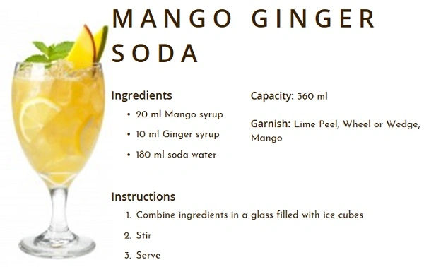 MONIN NON-ALCOHOLIC SYRUP, 700ml, MANGO