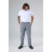 CHEF WORKS SMALL CHECK BAGGY PANTS XS
