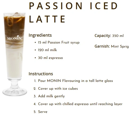 MONIN NON-ALCOHOLIC SYRUP, 700ml, PASSIONFRUIT