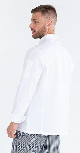 PRO CHEF MODERN TUNIC TOP L/S WHITE LG