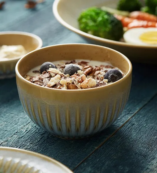LUZERNE COTTAGE ALMOND SAUCE DISH 80mm / 65ml