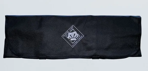 Aussie Chef Knife Wrap – Black 10 Pocket