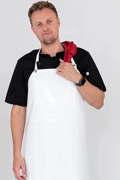 PRO CHEF PVC WHITE BIB APRON 89cm x 120cm