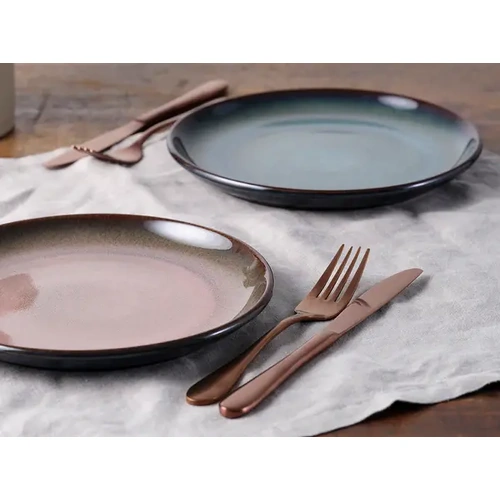 TABLEKRAFT SOHO ROSE GOLD 18/10 DESSERT FORK 1 dozen
