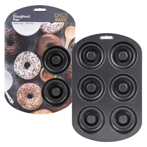 D.LINE DAILY BAKE NON STICK 6 CUP DOUGHNUT PAN