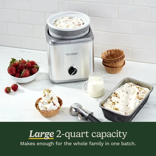 CUISINART ICE CREAM / YOGHURT MAKER 2 LTR S/ST