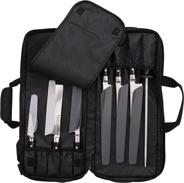 KASUMI KNIFE ROLL 18 POCKET BLACK