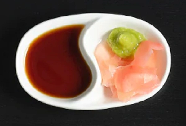 CORE WHITE OVAL DIVIDED SAUCE DISH 110mm x 70mm x 20mmH