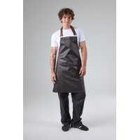 CHEF WORKS BOULDER BIB APRON BLACK / BROWN