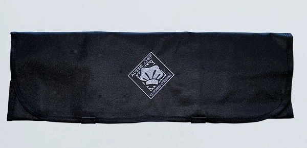 AUSSIE CHEF KNIFE WRAP BLACK 7 POCKET