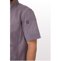 CHEF WORKS MENS SPRINGFIELD PURPLE ZIPPER JACKET