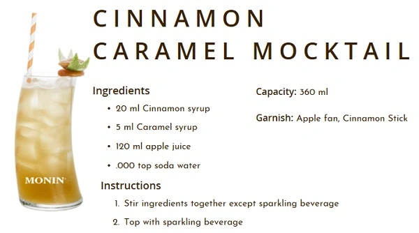 MONIN NON-ALCOHOLIC SYRUP, 1LTR P.E.T, CARAMEL