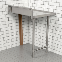 MODULAR S/ST OUTLET BENCH, RIGHT- HANDED